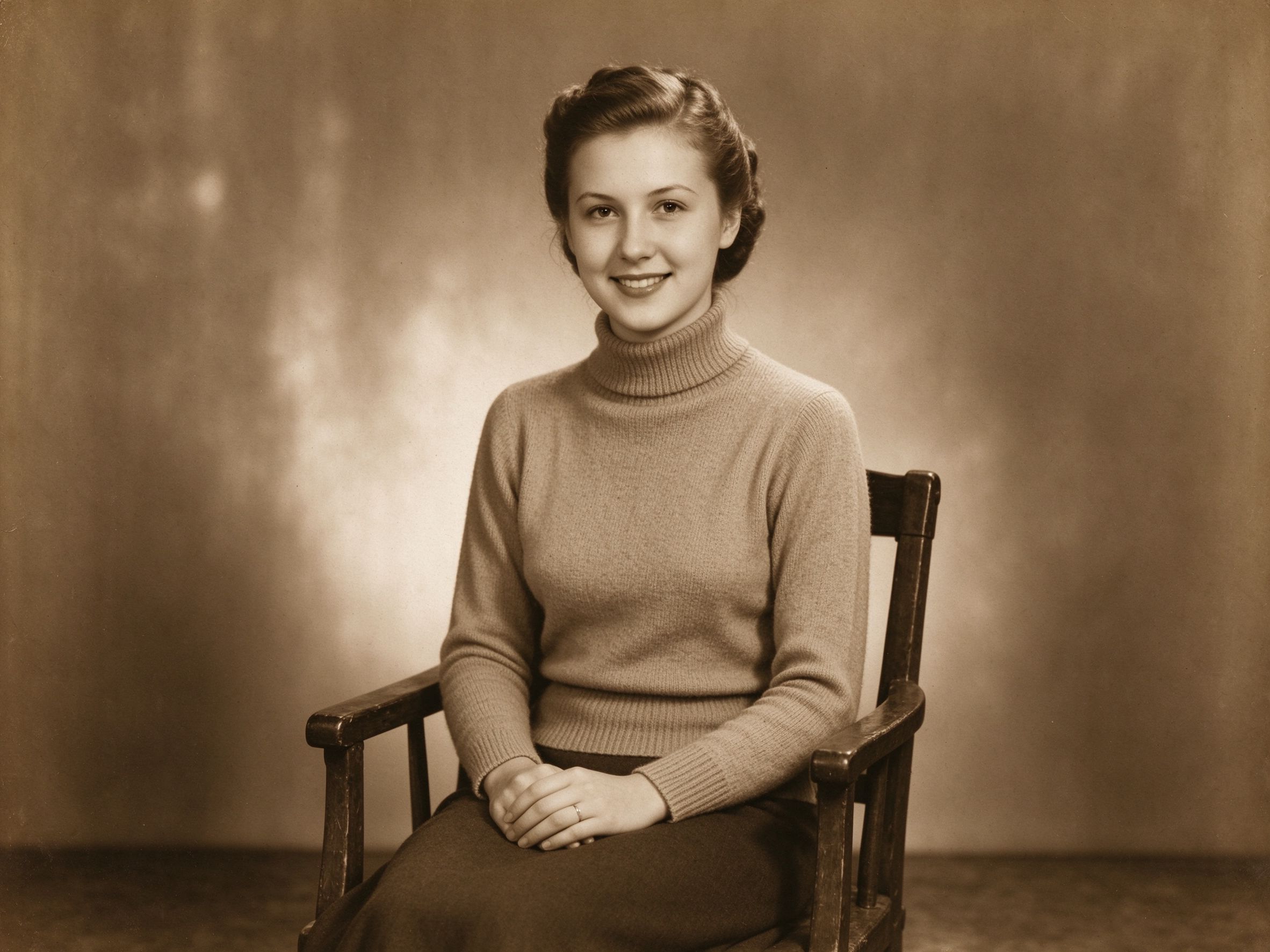 Sepia toned vintage photograph